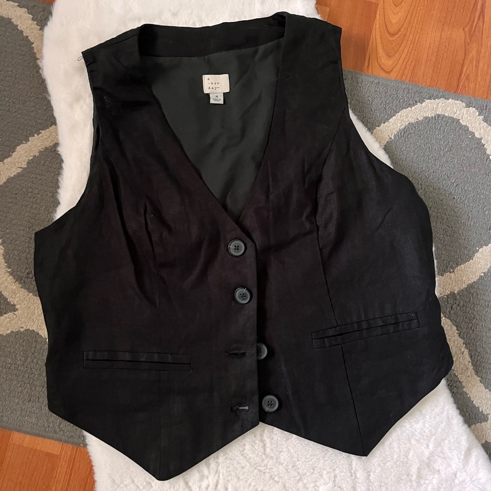 A New Day Classic Black Vest